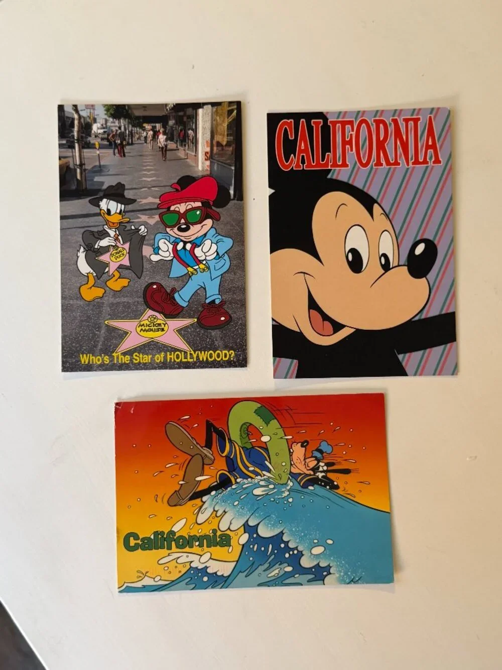 Vintage 1980s Disney Postcard Set from California